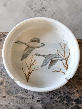 Otagiri Handcrafted Japan Ashtray Vintage Geese